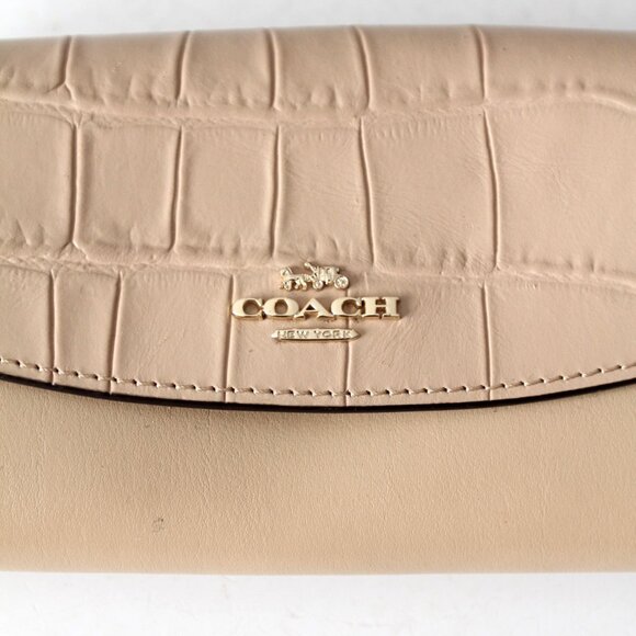 Coach Exotic Trim Slim Envelope Wallet - Picture 8 of 11